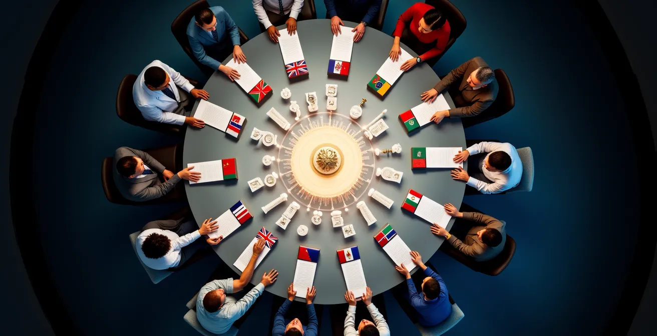 CERN Forschungsanlage zeigt internationale wissenschaftliche Zusammenarbeit