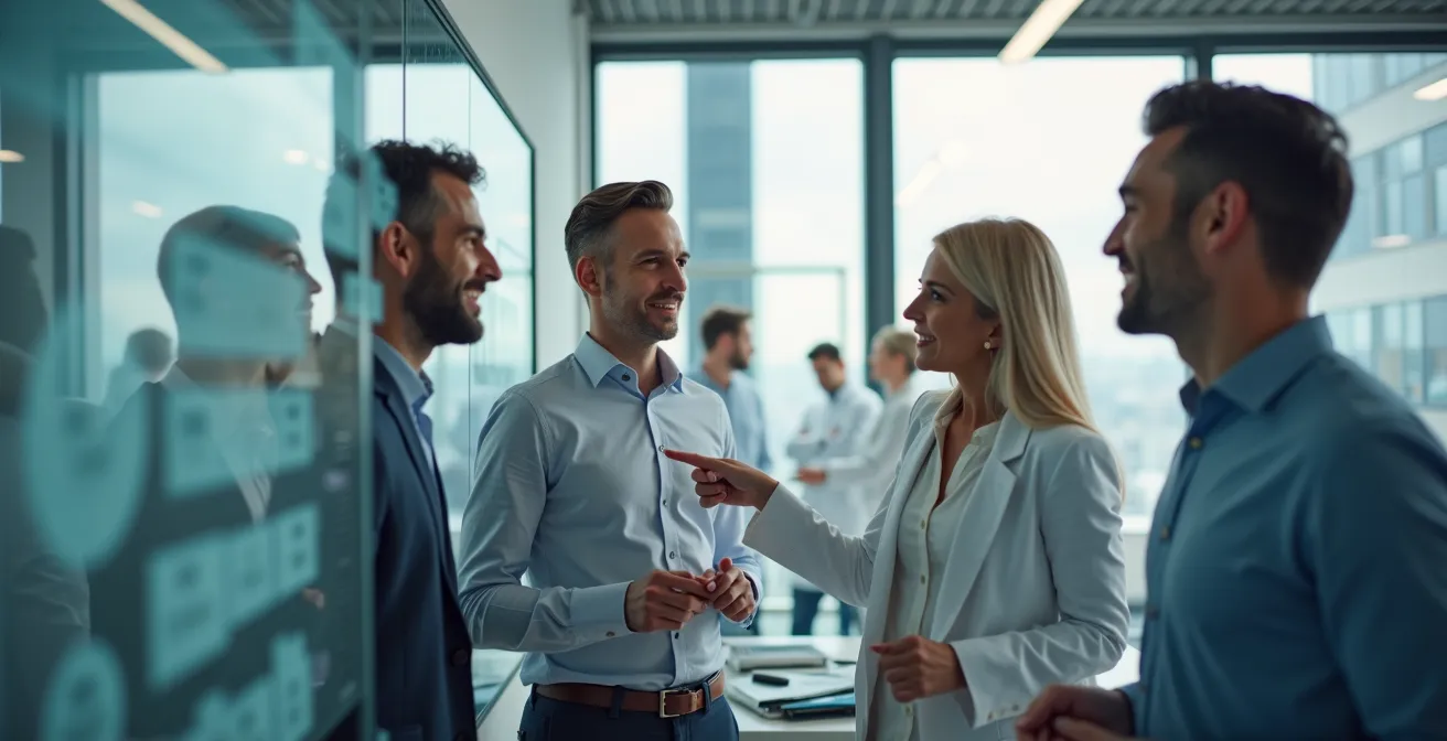 Start-up-Teams präsentieren ihre Deep-Tech-Innovationen in einem modernen Fraunhofer-Innovationslabor